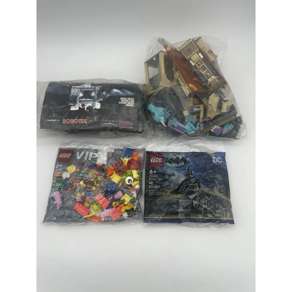 Lot Of 4 Lego (3) -1 Is Used. Batman, Harry Potter Robotix - 1 Games Collectors
